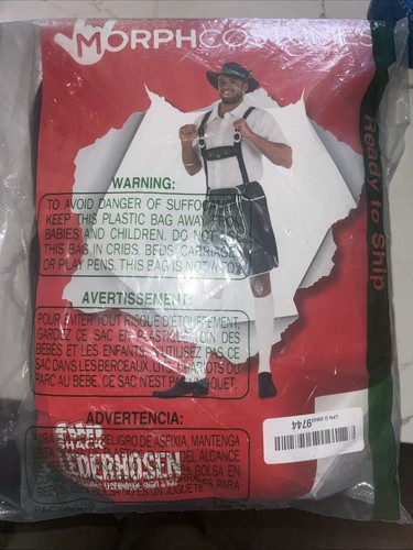 Men lederhosen costume large - lederhosen,