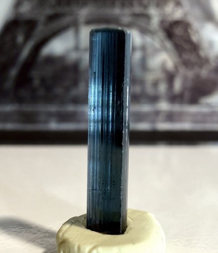 Blue indicolite tourmaline - blue,