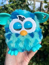2012 Hasbro Furby Boom "Shedby" Blue Electronic Pet Figure Toy