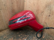 Mercedes SLK Wing Mirror Drivers Right O/S Manual Fold R172 2011-2015 Red
