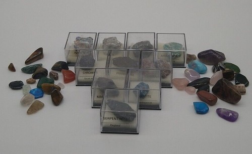 Rocks minerals from around - &,