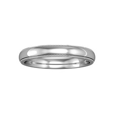 Platinum Jewelco London 3mm