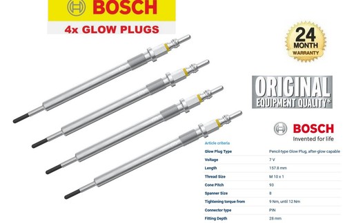 Bosch glow plugs for - plugs,