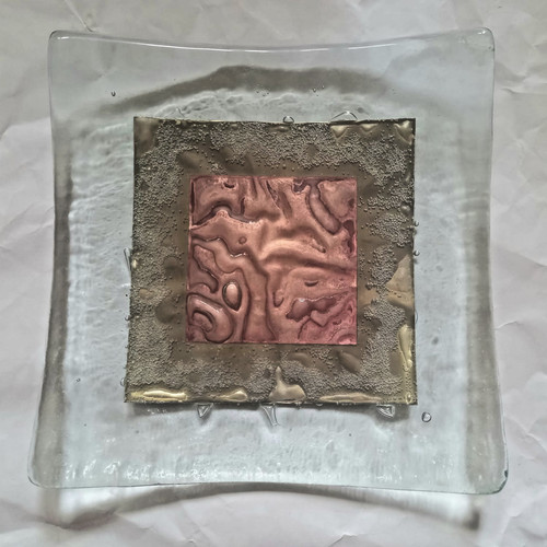 Decorative glass plate - decorative, |