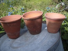 3 x Vintage Terracotta Hand