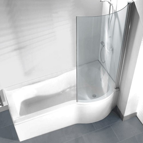 Shape curved shower - p, shower/bath