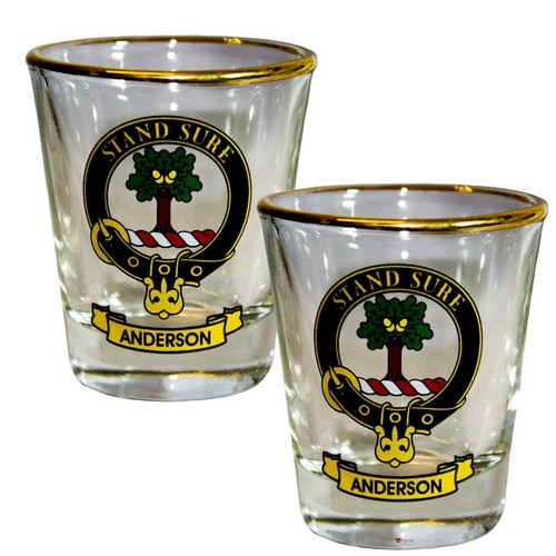 Shot glass anderson - shot, clan