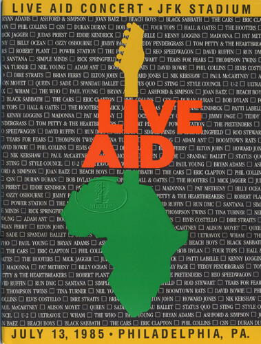 Live aid 1985 concert program - live,