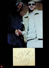 Signature Bob Geldof & Photo with Nelson Mandela Music autograph South Africa