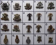 Lancers & other mounted related cap badge. Sold separately. FREE UK POST.