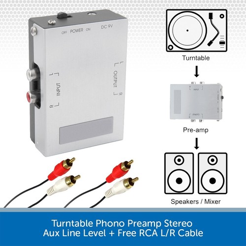 Turntable phono pre amp - turntable, rca