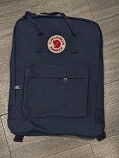 Fjallraven Kanken Backpack Navy Blue 20L School Hiking Travel Lightweight