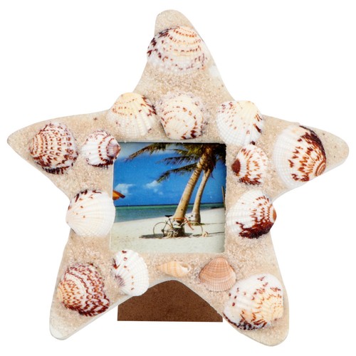 Seashell photo frame - photo,