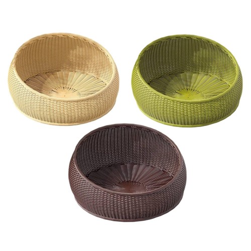Wicker cat bed - wicker,