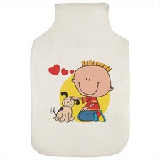 'Happy Puppy' Hot Water Bottle