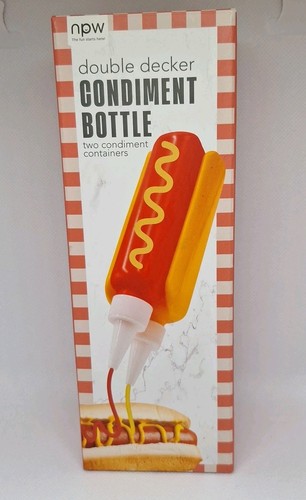 Double decker condiment - decker,