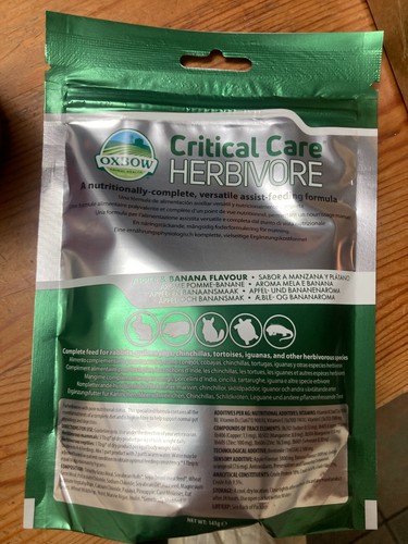 Oxbow critical care - critical, herbivore