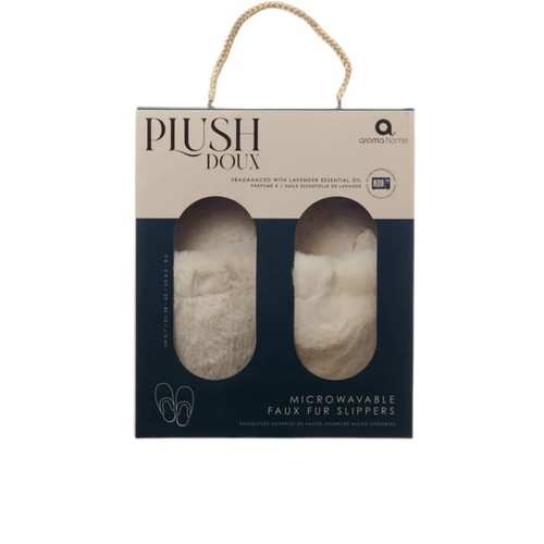 Cream faux fur - mule, slippers