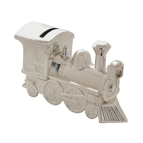 Silver plated steam - silver, train