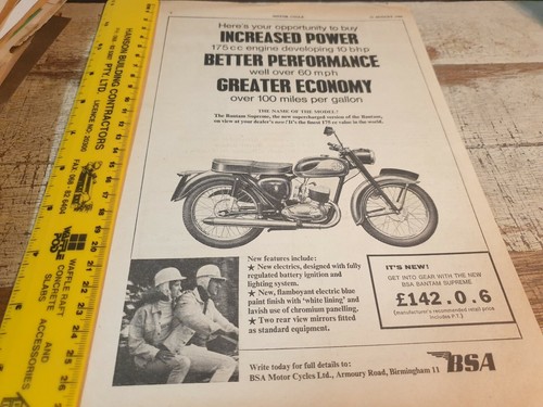 1966 bsa bantam supreme - 1966,