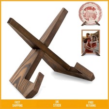 Elegant Wooden Plate Stand