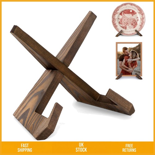 Elegant wooden plate stand - elegant,