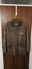 Lakeland Leather Jaccket Mens Size Large 100% Real Leather Brown Zip Up Jacket L