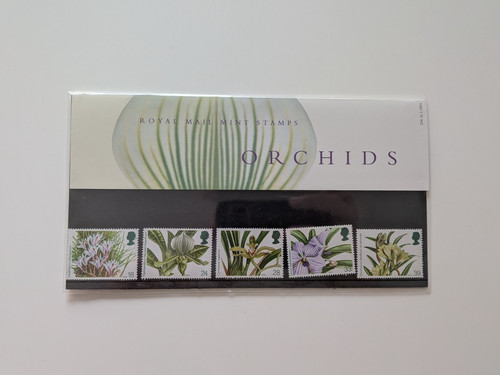 Royal mail mint stamps orchids - royal,