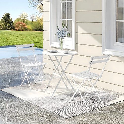 Folding bistro set round - folding,