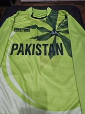 Pakistan Cricket Shirt | 2025 Champions Trophy | Men's XL (UK: L) Full Sleeve | 