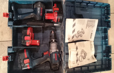 Bosch Cordless GSB 18 VE-2 18V Heavy Duty Hammer Drill & Torch GLI-18V IN CASE