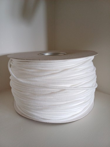 5mm white washable piping - 5mm,
