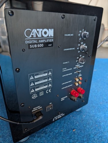 Canton sub 600 subwoofer - canton,