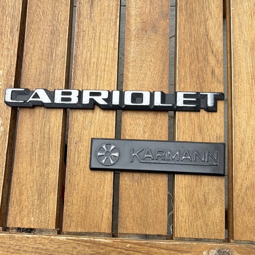 Mk1 golf cabriolet badges - cabriolet,