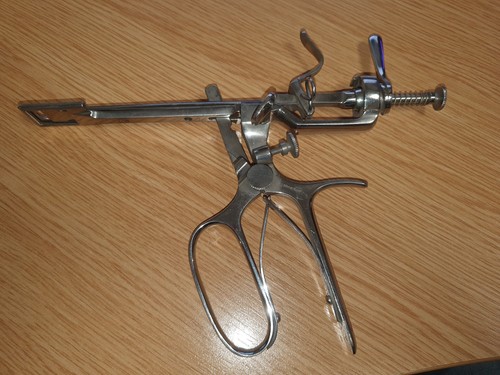 Vintage tonsil guillotine - vintage,