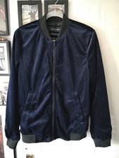 Zara Man Navy Blue Velvet