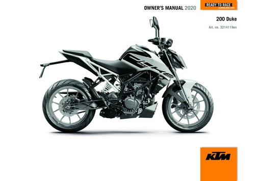 Ktm owners manual book guide - owners,