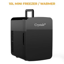 10L Mini Fridge Table Top Electric Cooler Portable Bedroom Ice Box Office Car UK