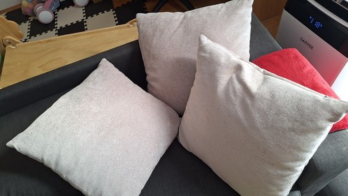 Grey cushions 48cmx48cm - cushions,