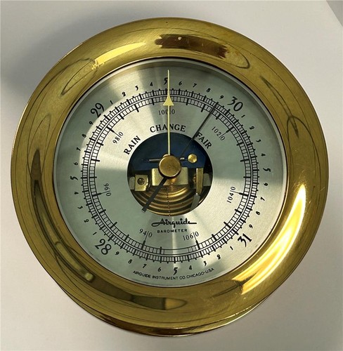 Airguide ship barometer - barometer,