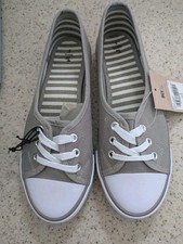 TU Womens Canvas Trainers Low