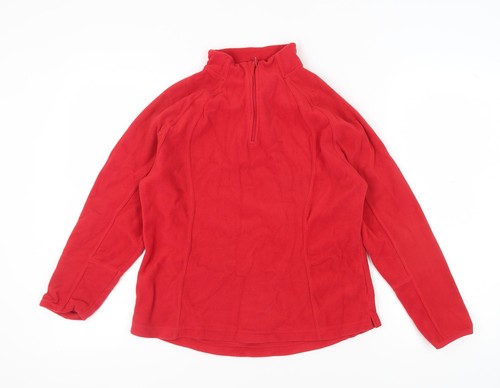 Quechua unisex red fleece - unisex,