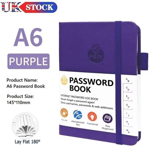 Hardcover password book with - hardcover,