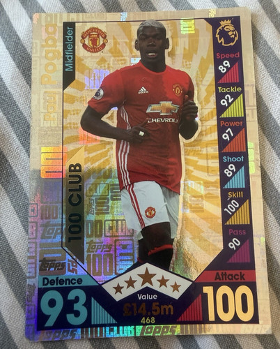 Topps match attax 100 club - match,