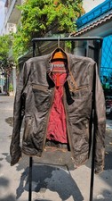 Superdry Leather Jacket Size L