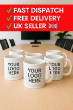 36 Custom Logo Printed Mugs