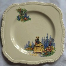 6 X Tea Plates Vintage