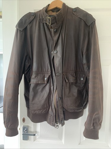 Barbour wax flyer jacket large - flyer,