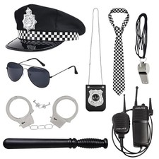8 PCS Police Costume