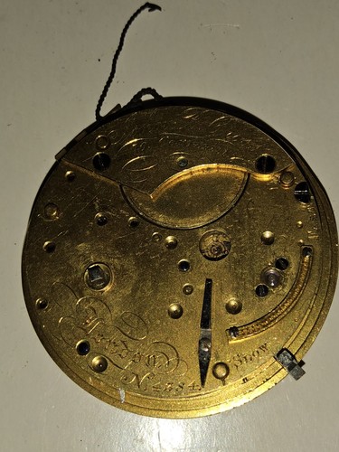 Antique english fusee pocket - antique,
